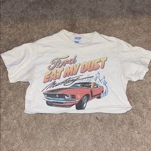 Graphic racecar t shirt